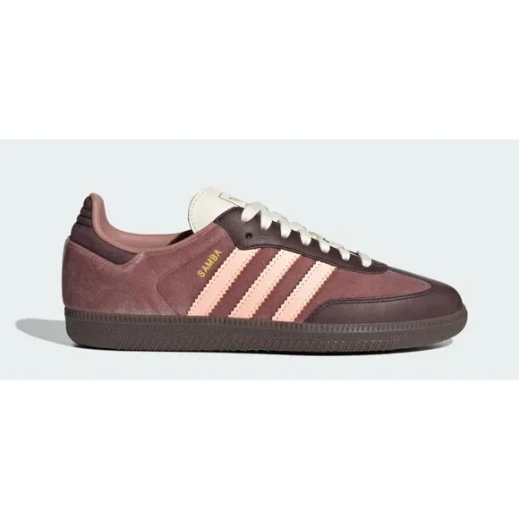 adidas gazelle silver green womens Samba OG Womens Lifestyle Shoes (Maroon/Off White/Gum)